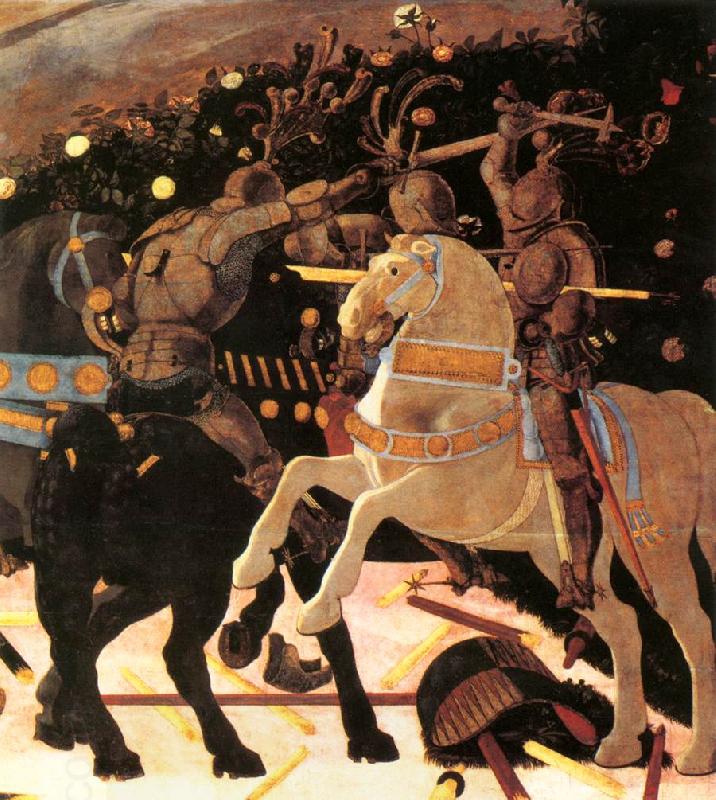 UCCELLO, Paolo Niccol da Tolentino Leads the Florentine Troops (detail) ou oil painting picture